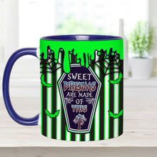 Load image into Gallery viewer, Personalized Sweet Dreams Accent Mug Custom Name Gift Idea
