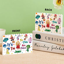 Load image into Gallery viewer, Personalized Horizontal Rectangle Building Brick Blocks for Kids Custom Name Gift
