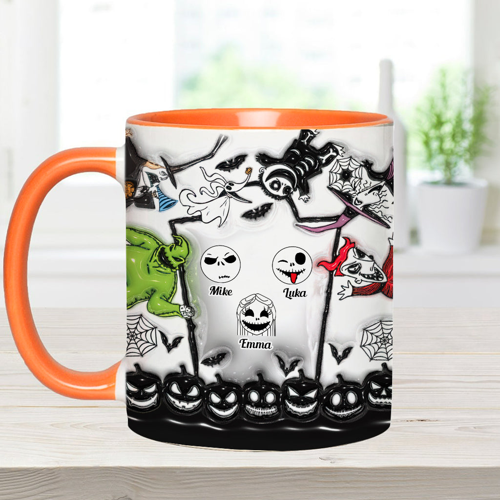 Personalized Nightmare Accent Mug Custom Name Gift for Mom or Dad