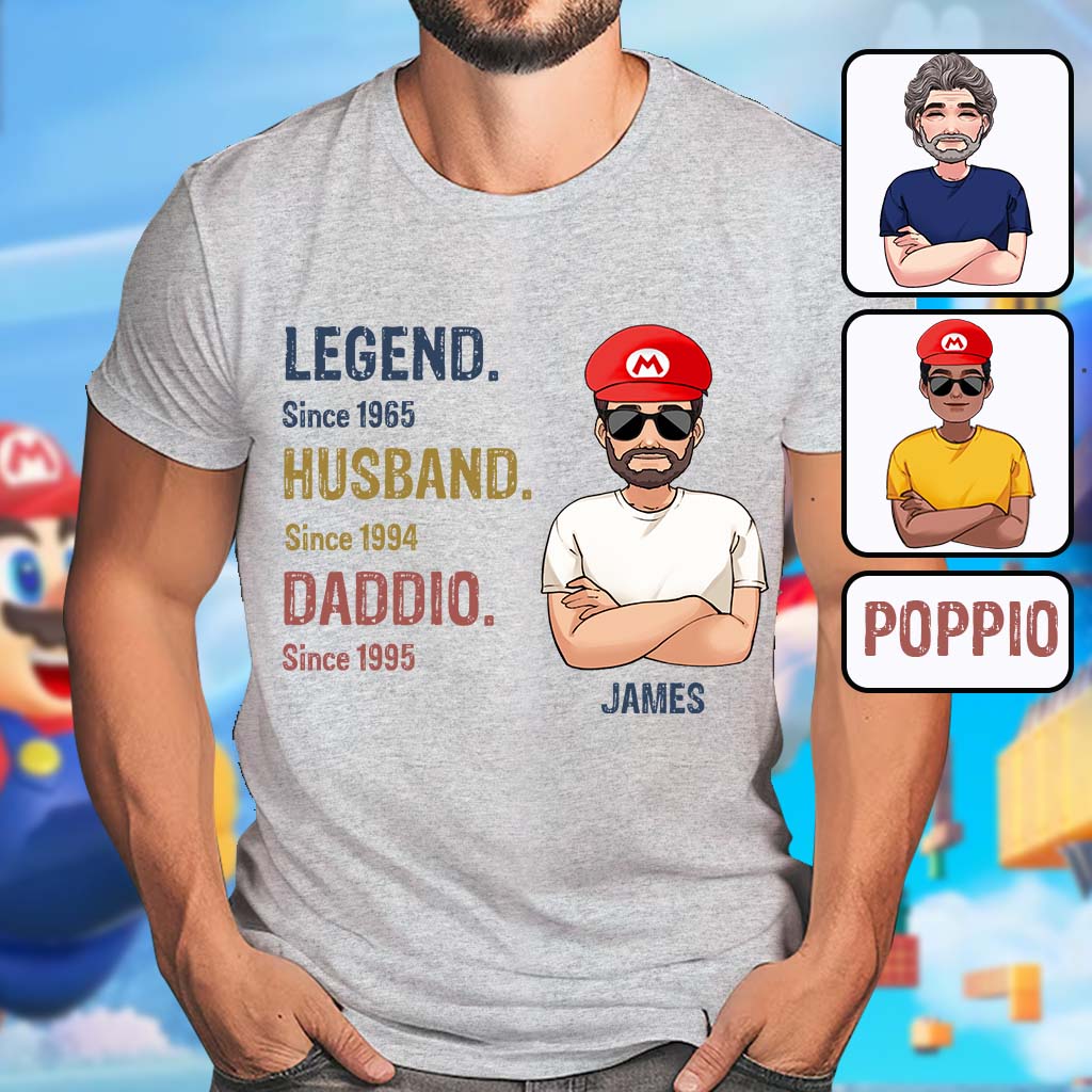 Personalized Super Plumber T-Shirt & Hoodie for Dad | Custom Name Gift