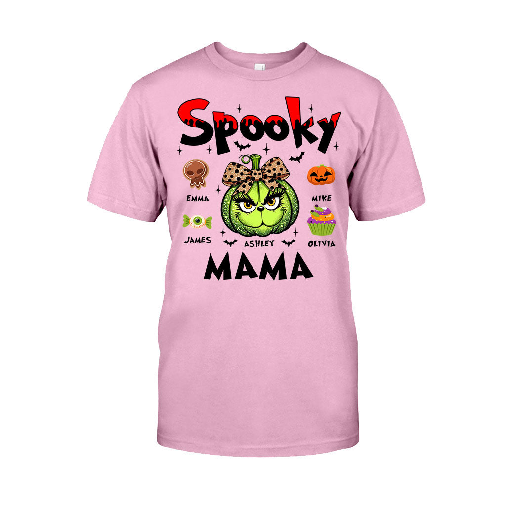 Personalized Spooky Mama T-shirt & Hoodie for Halloween Gift
