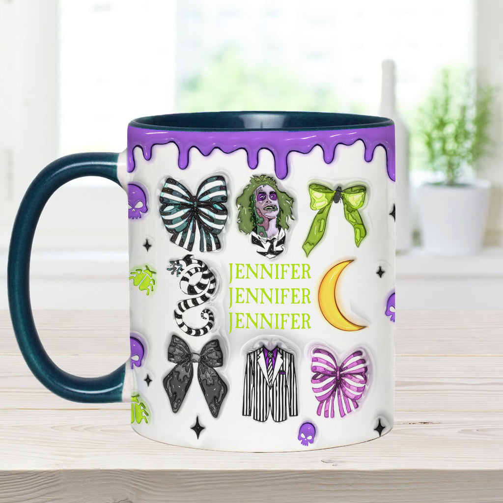 Personalized Accent Mug with Unique Design for Halloween Gift