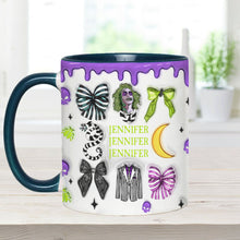Load image into Gallery viewer, Personalized Accent Mug with Unique Design for Halloween Gift
