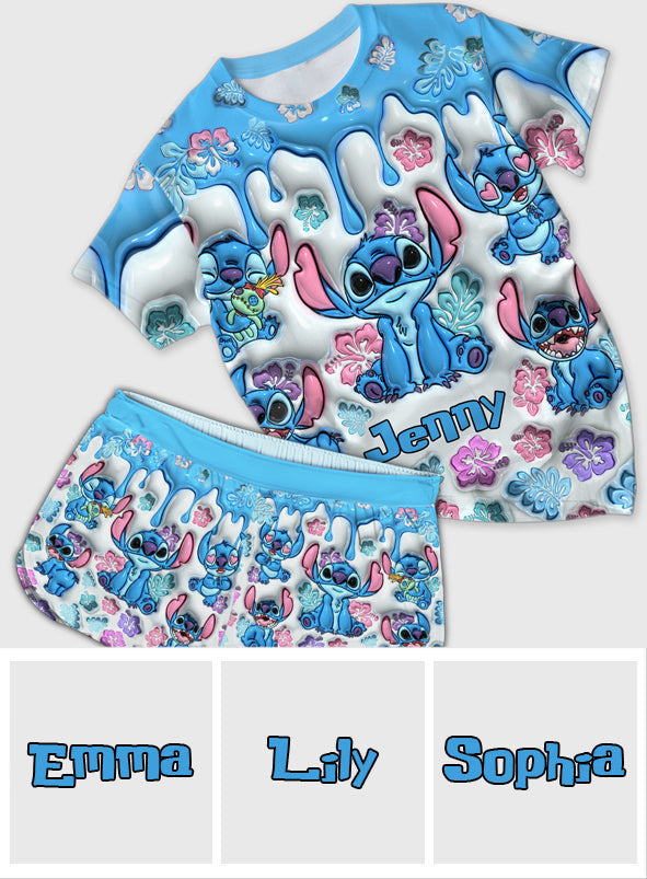 Personalized Ohana All Over Shirt & Shorts Set for Family