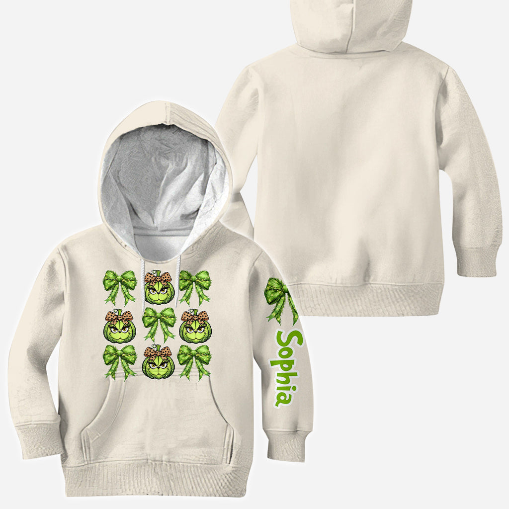 Personalized Grinchy Christmas All Over Shirt for Women