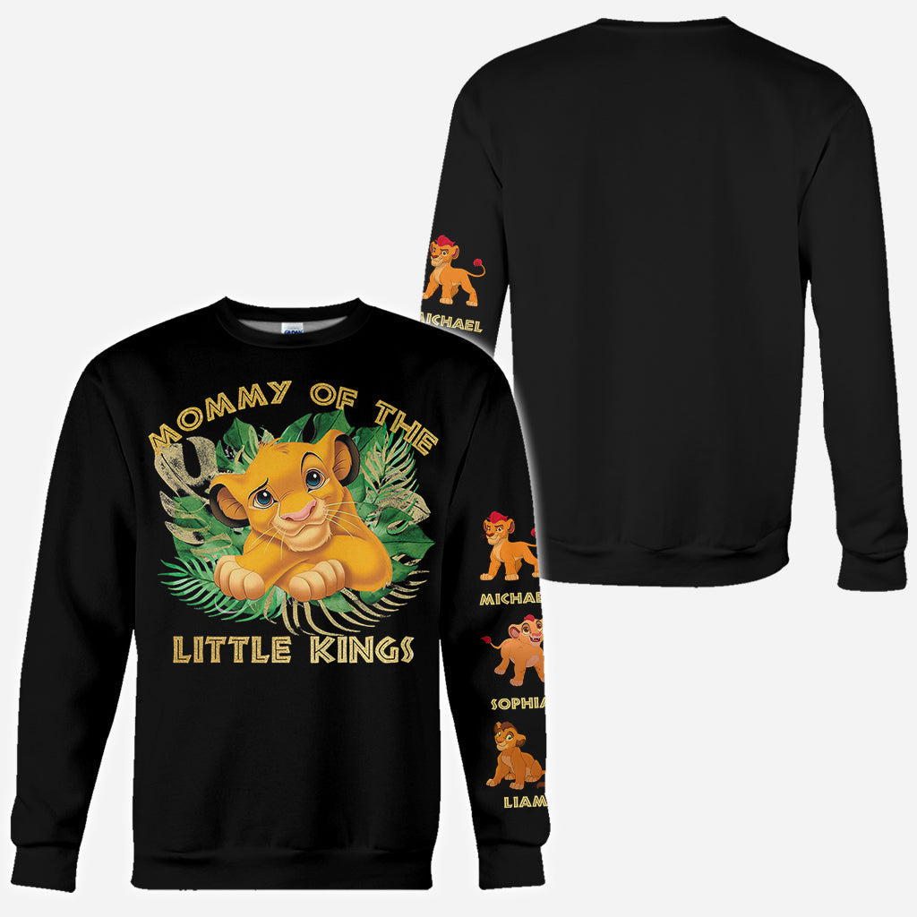 Personalized Mommy of the Little Kings All Over Print Shirt | Custom Name Gift for Mom