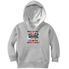 Load image into Gallery viewer, Personalized Kids T-Shirt with Watch Out Design for Back to School

