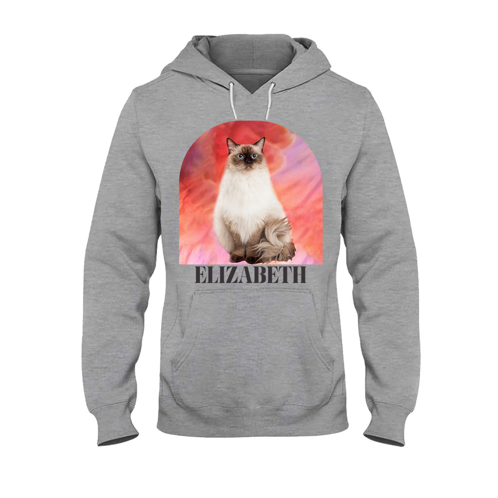 Personalized Cat T-Shirt & Hoodie Custom Name Gift for Cat Lovers