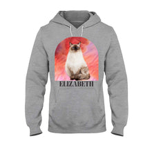 Load image into Gallery viewer, Personalized Cat T-Shirt &amp; Hoodie Custom Name Gift for Cat Lovers
