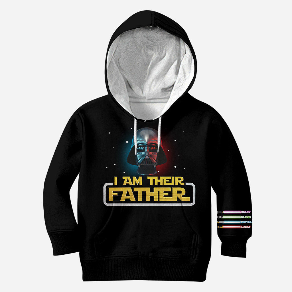 Personalized I Am Your Father All Over Shirt Custom Names Gift for Dad
