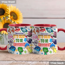 Load image into Gallery viewer, Personalized Autism Awareness Accent Mug Custom Name Gift for Kids
