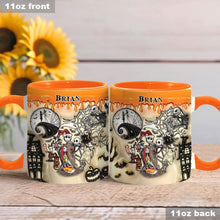 Load image into Gallery viewer, Personalized Halloween Accent Mug Custom Name Gift Idea
