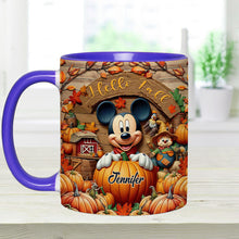 Load image into Gallery viewer, Personalized Hello Fall Accent Mug Custom Name Gift Idea
