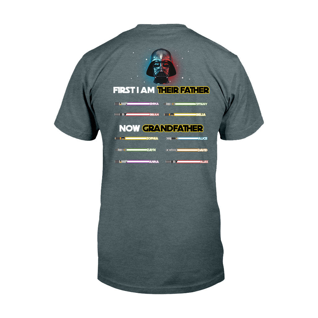 Personalized Darth Vader T-shirt and Hoodie for Grandfather's Day
