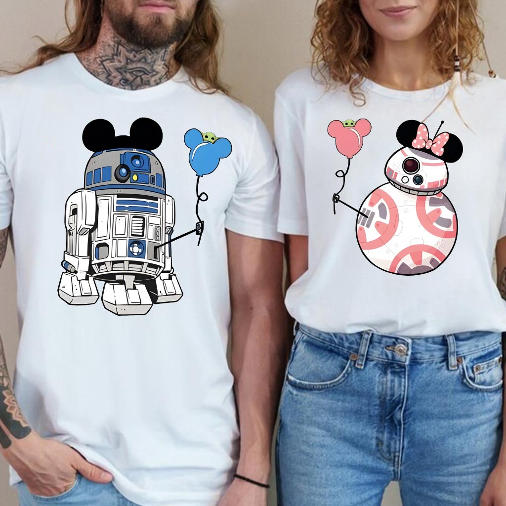 Personalized Couple T-shirts with Character Design | Custom Gift Idea