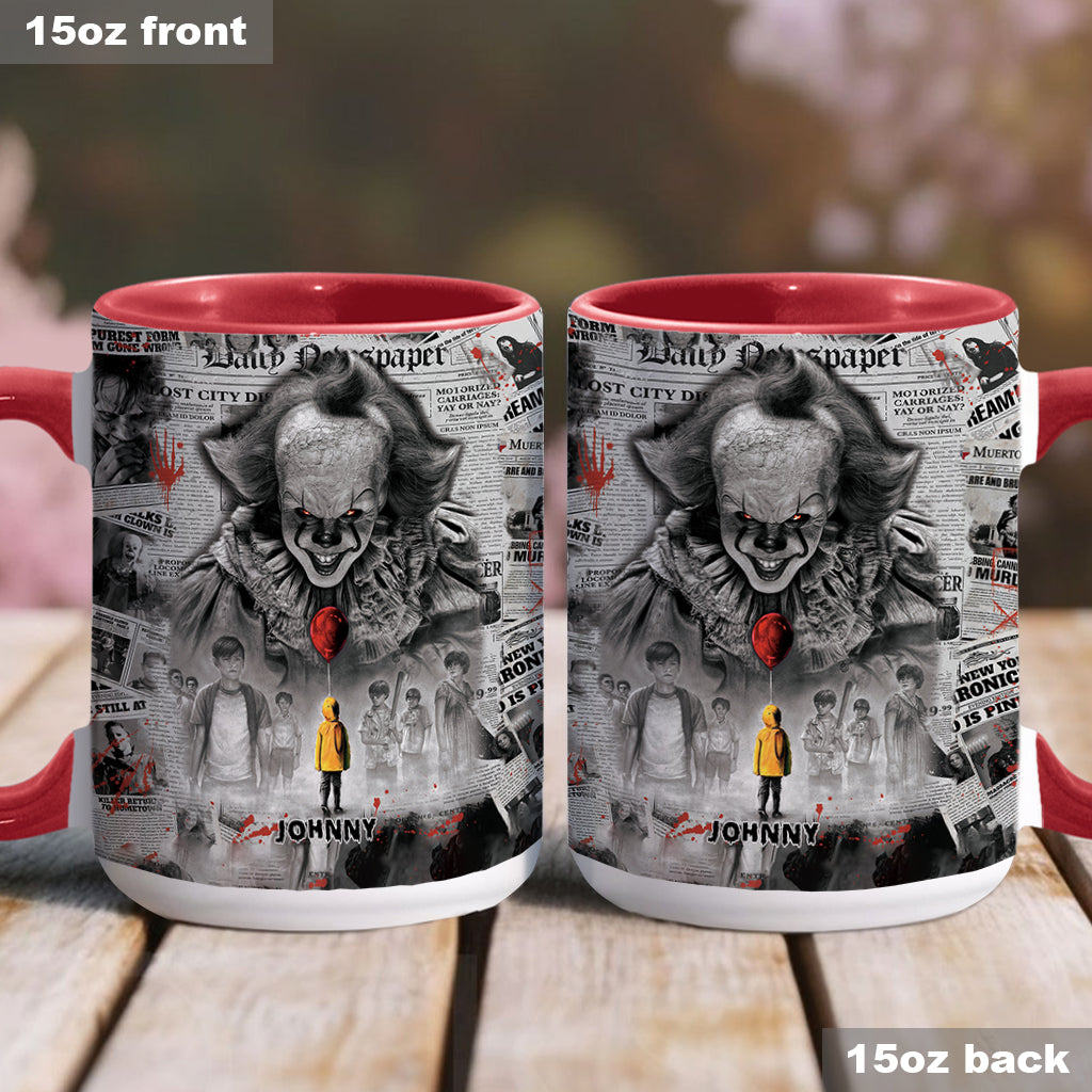 Personalized Horror Movie Accent Mug Custom Gift for Fans