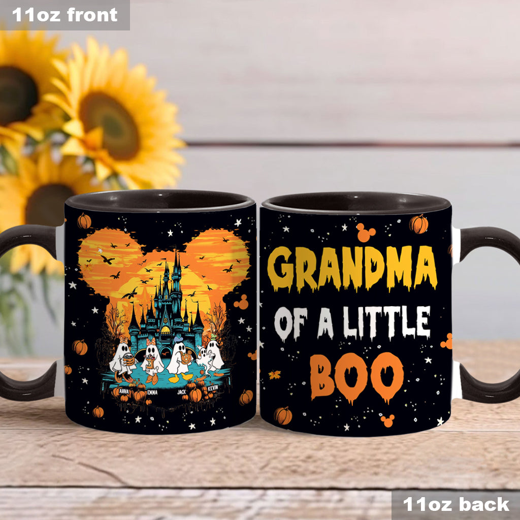Personalized Halloween Mug for Grandma Custom Name Boo Crew Gift