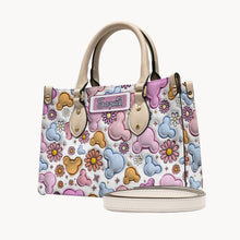 Load image into Gallery viewer, Personalized Leather Handbag with Disney Design for Her
