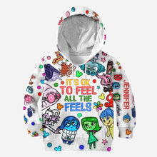 Load image into Gallery viewer, Personalized Hoodie &amp; Leggings Set Custom Name Gift for Kids
