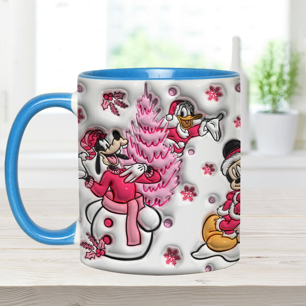 Personalized Christmas Mouse Accent Mug Custom Name Gift