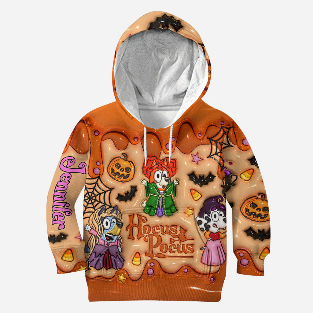 Personalized Halloween All Over Shirt Custom Name for Kids
