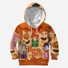Load image into Gallery viewer, Personalized Halloween All Over Shirt Custom Name for Kids
