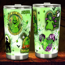 Load image into Gallery viewer, Personalized Oogie Boogie Halloween Tumbler Custom Gift
