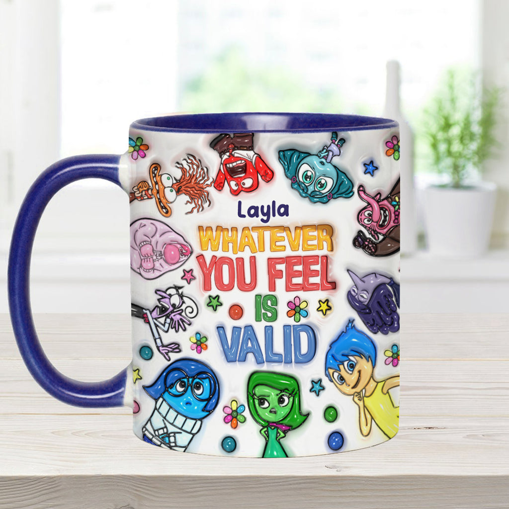 Personalized Accent Mug Whatever You Feel Valid Gift for Kids