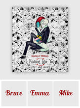 Load image into Gallery viewer, Personalized Nightmare Blanket Custom Name Gift for Couples
