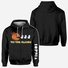 Load image into Gallery viewer, Personalized Halloween All Over Shirt Custom Name Gift
