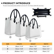 Load image into Gallery viewer, Personalized Leather Handbag for Mom with Favorite Monsters Design

