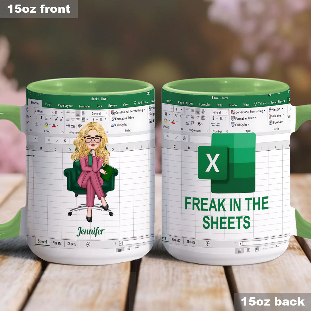 Personalized Accent Mug Custom Colleague Gift with Name