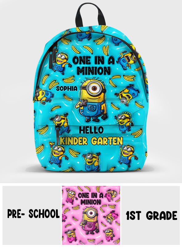 Personalized Minions Backpack for Kids - Custom Name Gift for Back to School