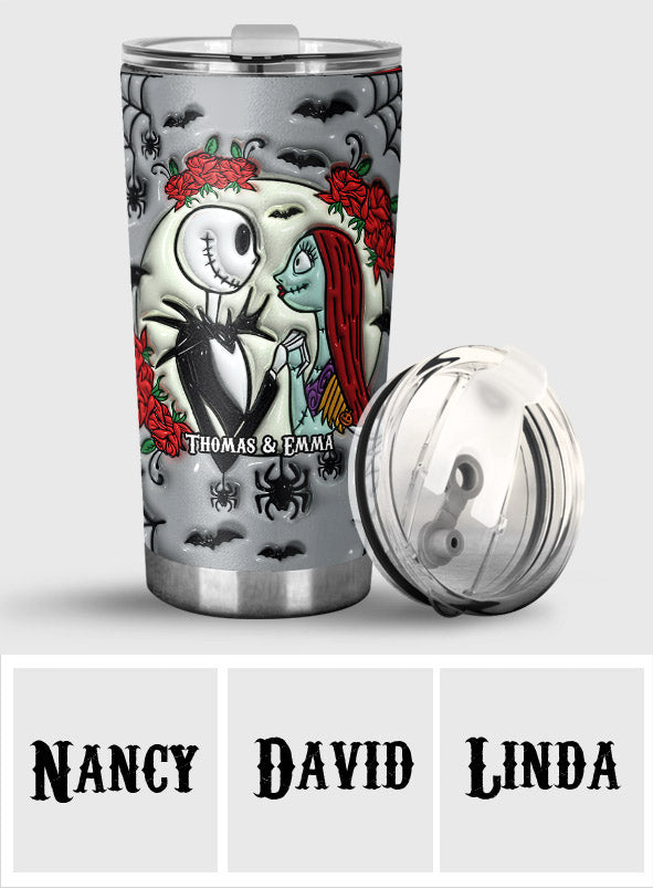 Personalized Nightmare Tumbler Custom Names Unique Gift