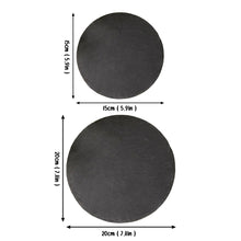 Load image into Gallery viewer, Personalized Round Slate Stone First Kiss Gift for Couples

