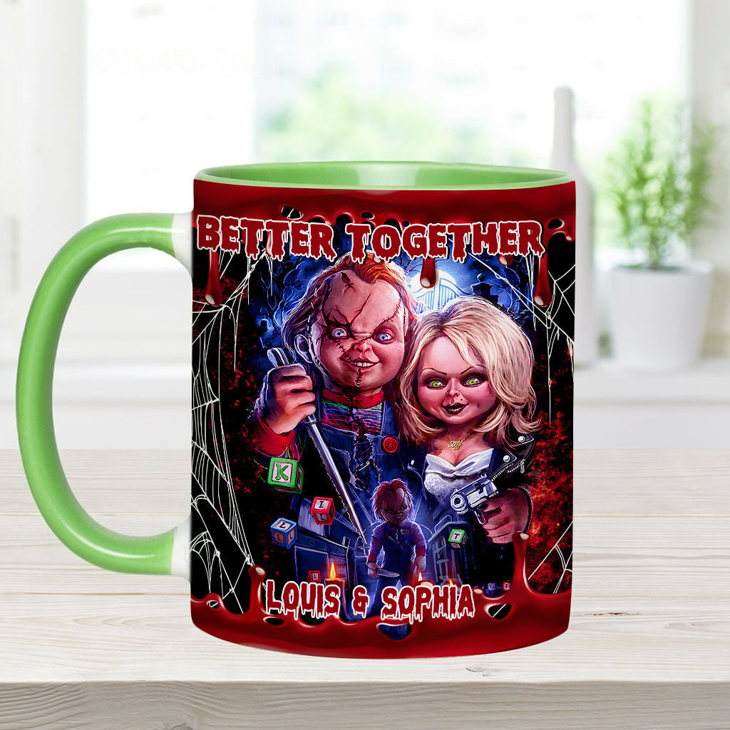 Personalized Chucky & Tiffany Accent Mug Custom Name Gift