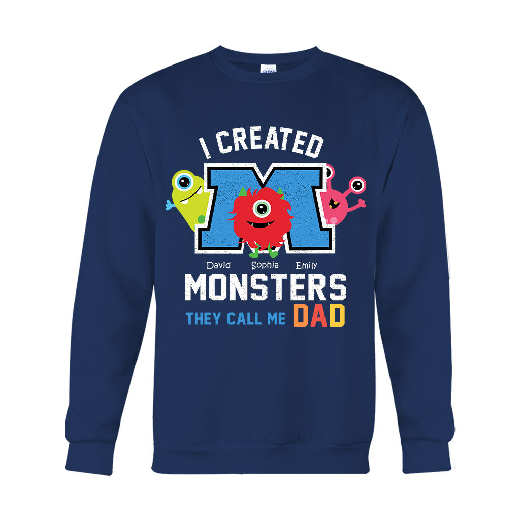 Personalized Father's Day T-shirt with Custom Names | Unique Dad Gift
