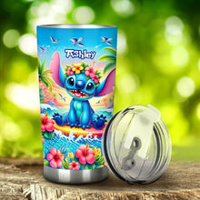Load image into Gallery viewer, Personalized Ohana Tumbler Custom Name Summer Gift
