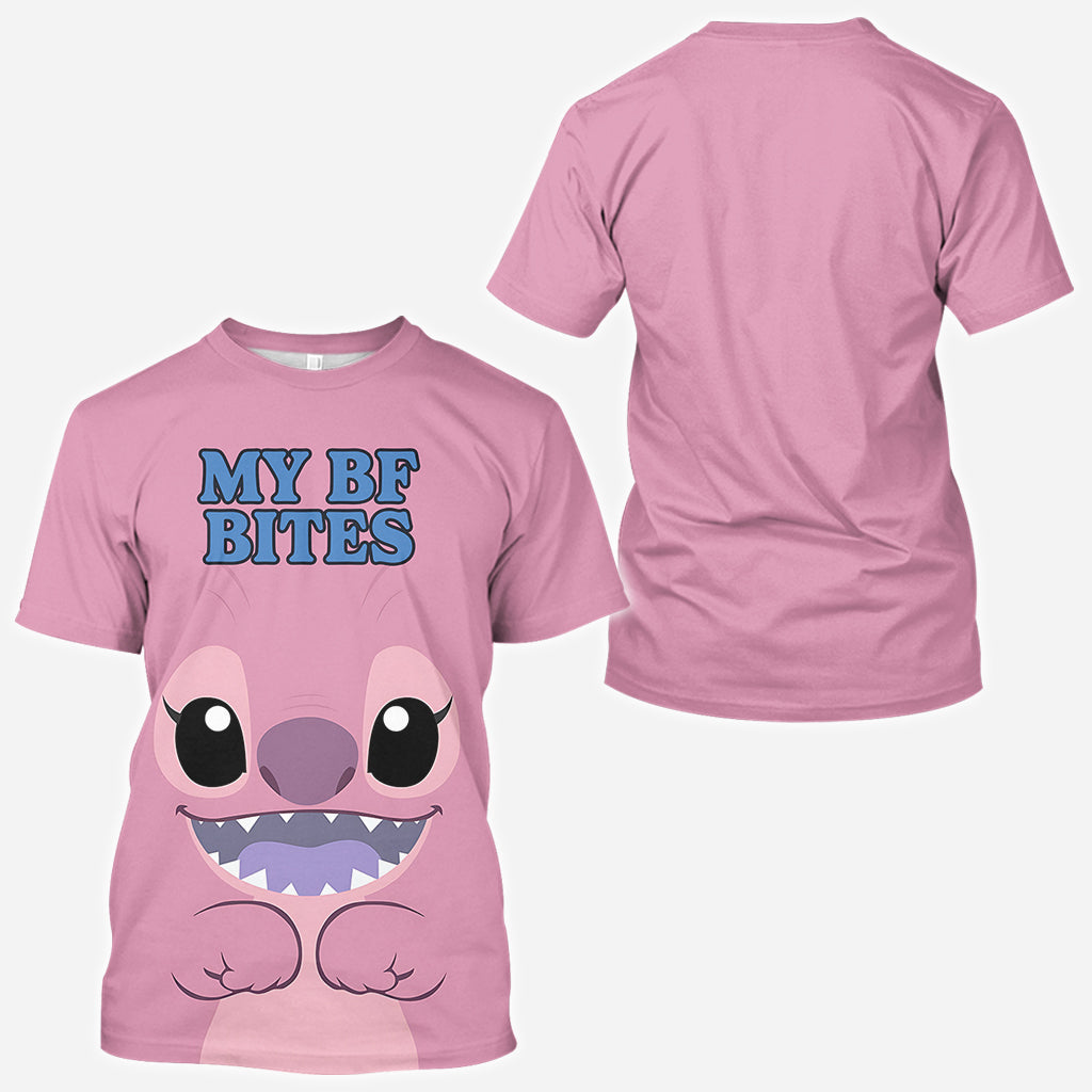 Personalized Ohana All-Over Shirt Custom Gift for Couple