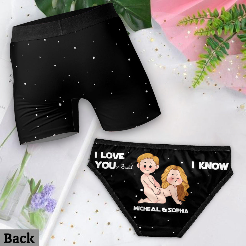 Personalized Couple Briefs & Boxers Funny Gift for Anniversary