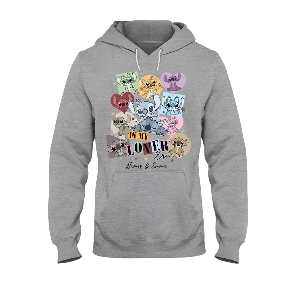 Personalized Couple T-shirt & Hoodie with Custom Names Gift for Her & Him