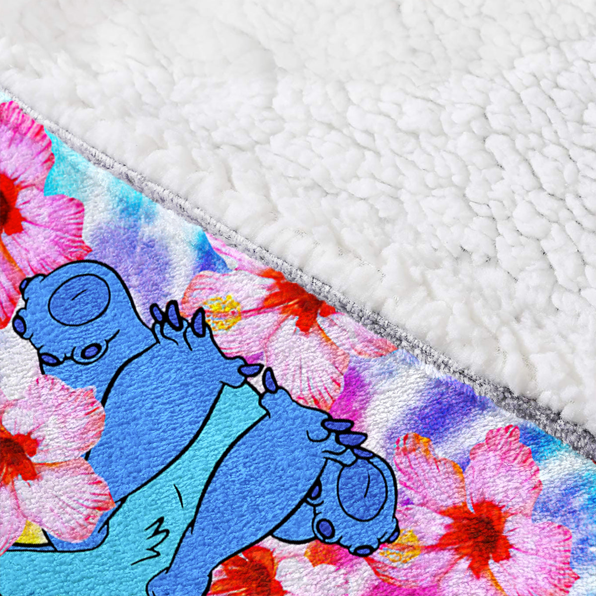 Personalized Tie Dye Blanket Hoodie with Name - Gift for Her