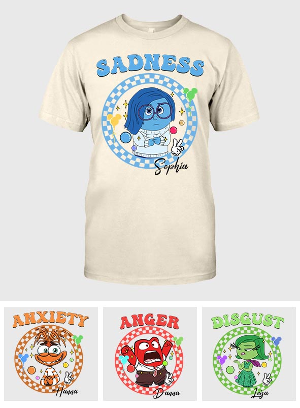 Personalized Emotion T-shirt & Hoodie Custom Name Gift