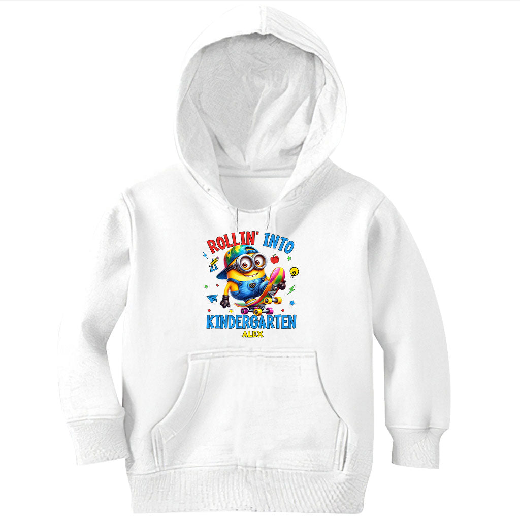 Personalized Kids T-Shirt Rollin Into Kindergarten Custom Name