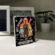 Load image into Gallery viewer, Personalized Dadalorian Building Block Gift for Dad - Custom Name Decor
