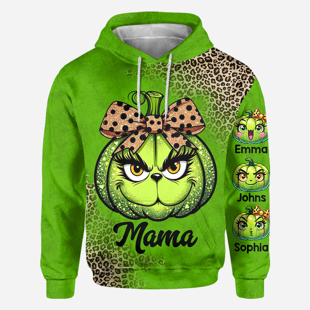 Personalized Grinchy Mama All Over Shirt Christmas Gift