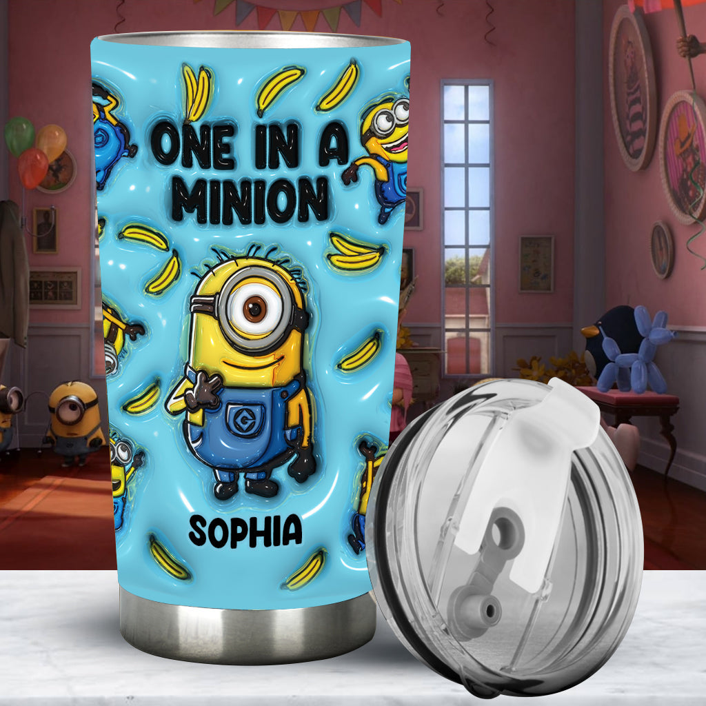 Personalized Minion Tumbler Custom Name Gift for Kids