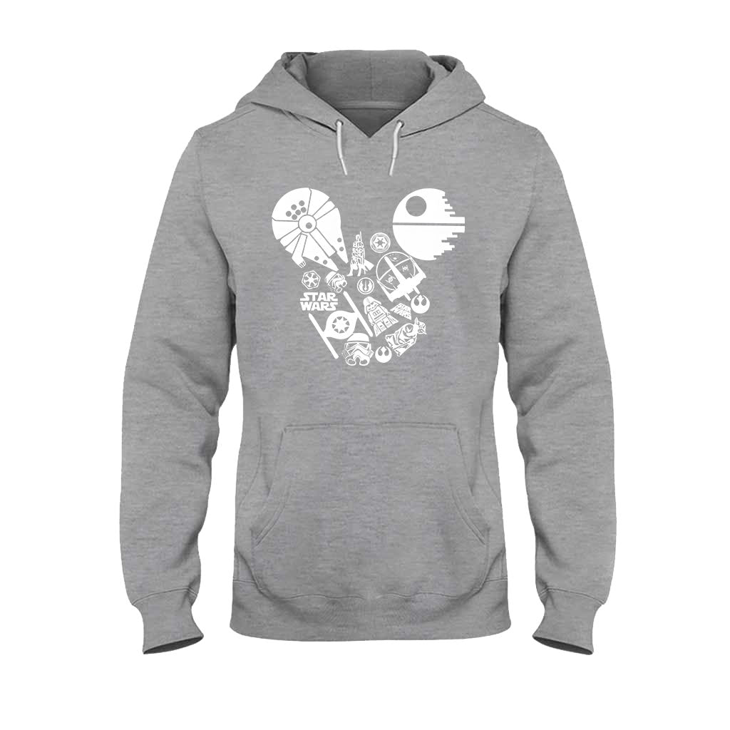 Personalized Star Wars Mouse Ears T-shirt & Hoodie Gift for Fans