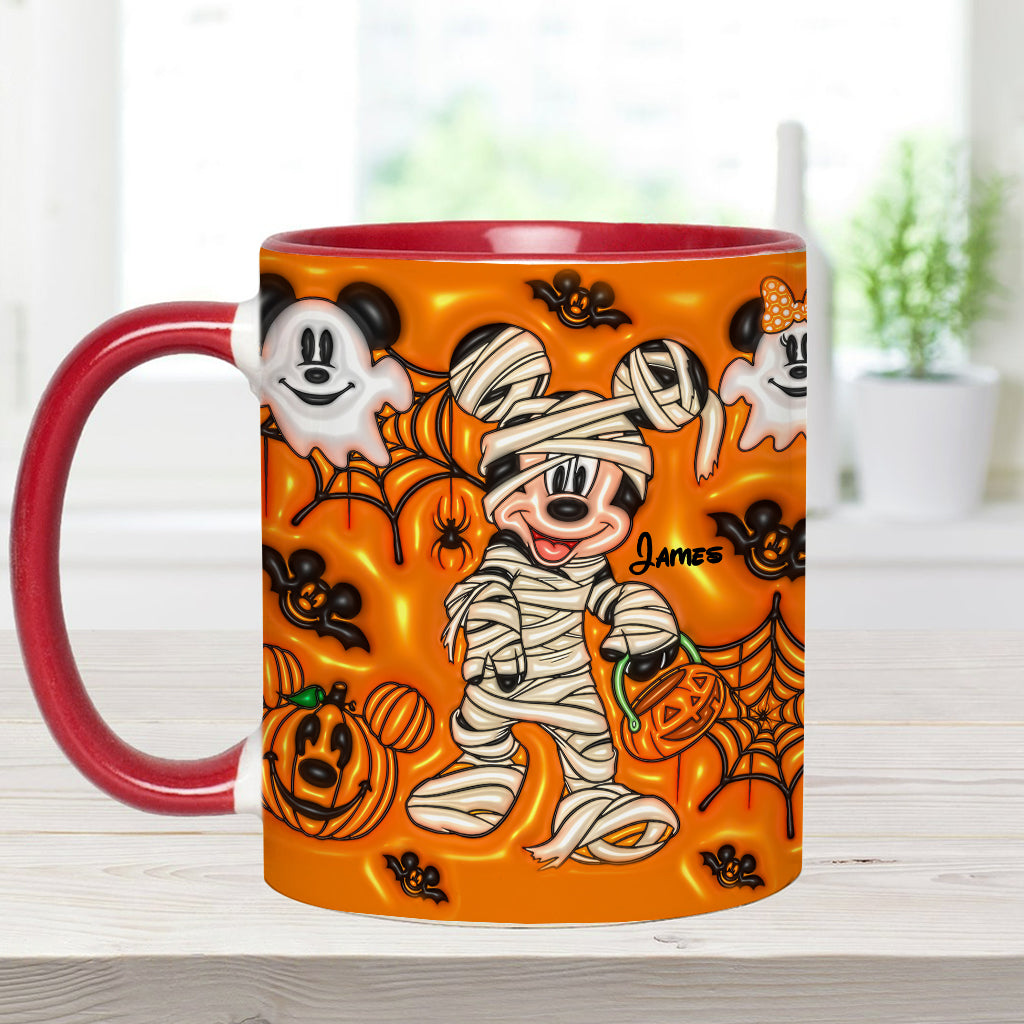 Personalized Halloween Accent Mug for Kids Custom Names