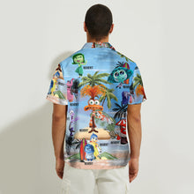 Load image into Gallery viewer, Personalized Inside Out Hawaiian Shirt Custom Name Gift
